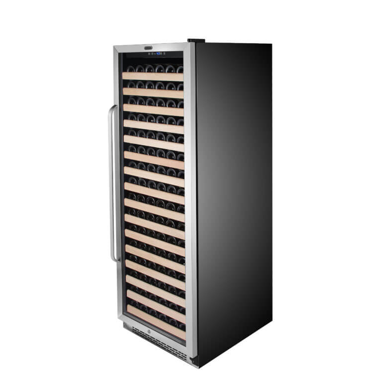 Whynter 24" Wide, 166 Bottle Single Zone Compressor Wine Cooler | Stainless Steel