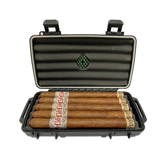 Cigar Caddy 5 Ct. Travel Cigar Humidor- Hero Series