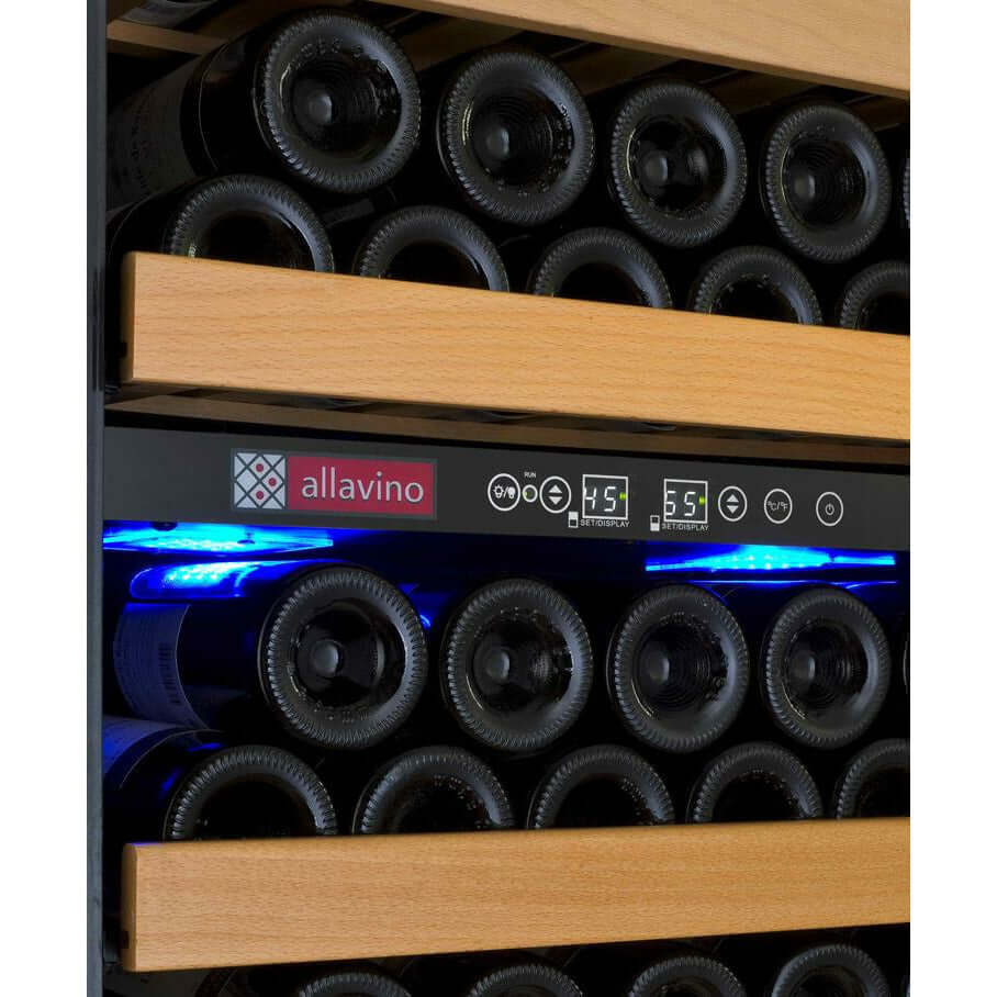 Allavino 24” 99 Bottle Dual Zone Wine Cooler | Tru-Vino Technology and FlexCount II Shelving