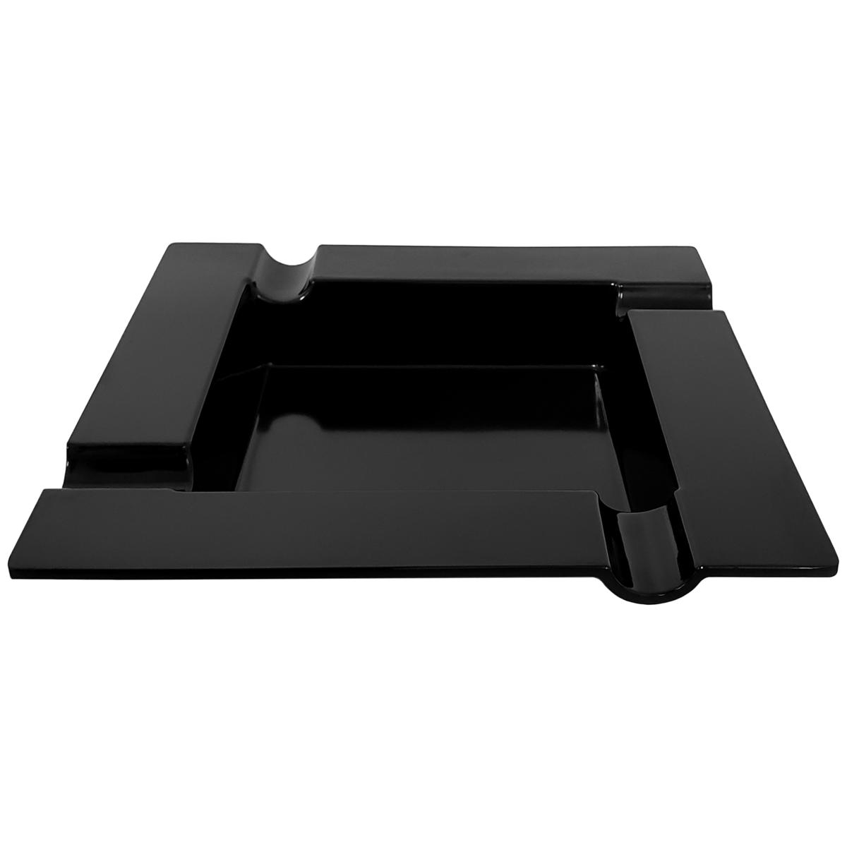 Cigar Ashtray black square melamine