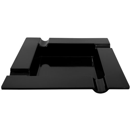 Cigar Ashtray black square melamine