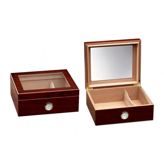 Chalet Desktop Cigar Humidor | Holds 50 Cigars
