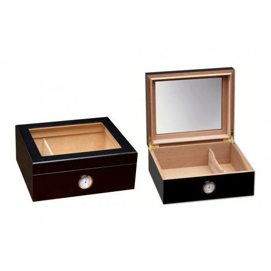 Chalet Desktop Cigar Humidor | Holds 50 Cigars