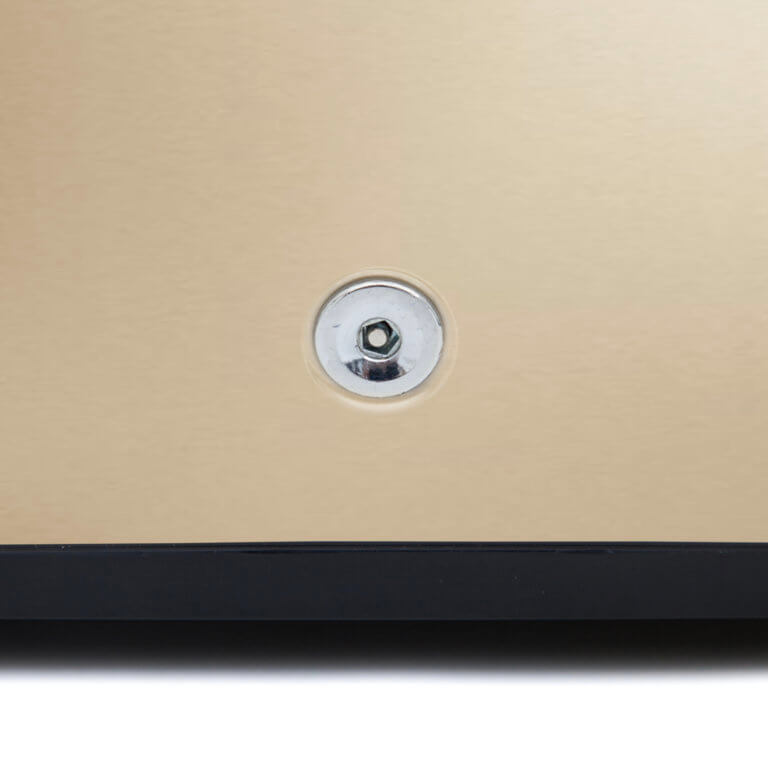 Whynter 2.1 cu.ft Upright Freezer with Lock in Rose Gold | Energy Star Rated