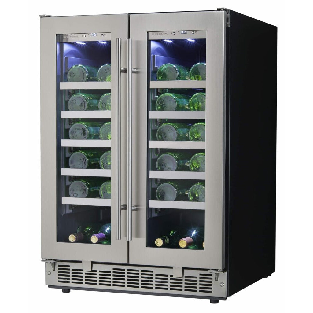 Danby Silhouette Napa | 24" Dual Zone Wine Cooler | Holds 42 Bottles