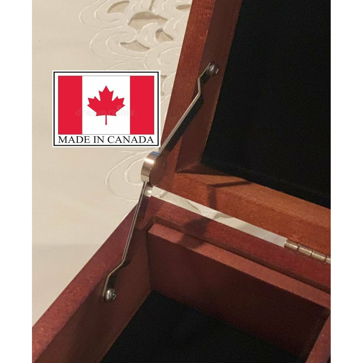 Canadian Divided Flatware Storage | Pine Finish