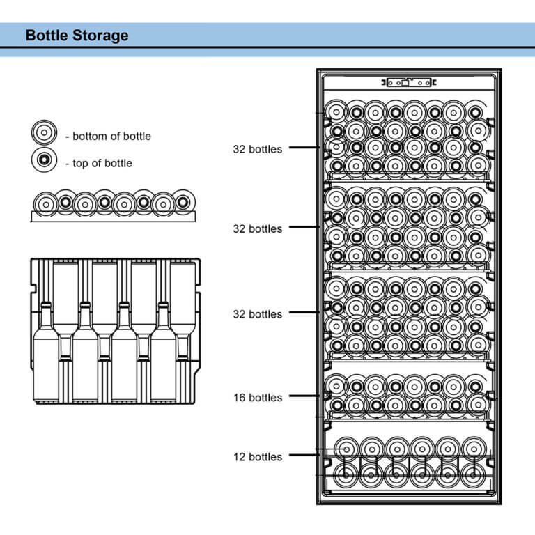 Whynter 24" Wide, 124 Bottle Wine Cabinet Refrigerator | Freestanding