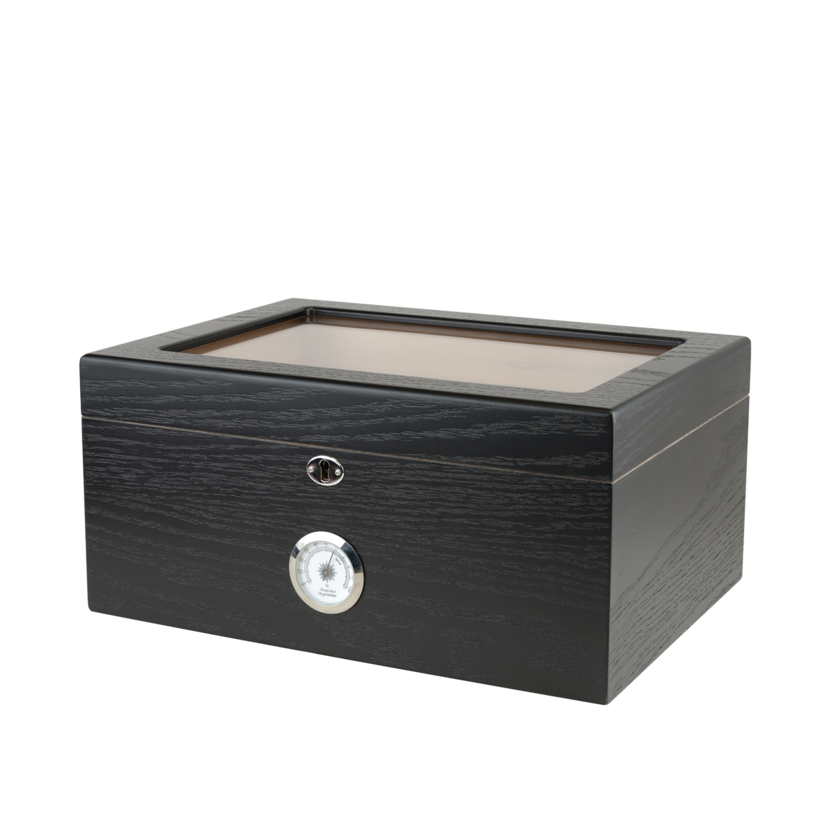 Milano Glass Top Cigar Humidor | Holds 100 Cigars