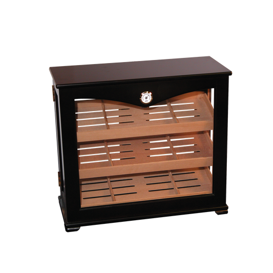 Point of Sale Display Cabinet Cigar Humidor | Holds 200 Cigars
