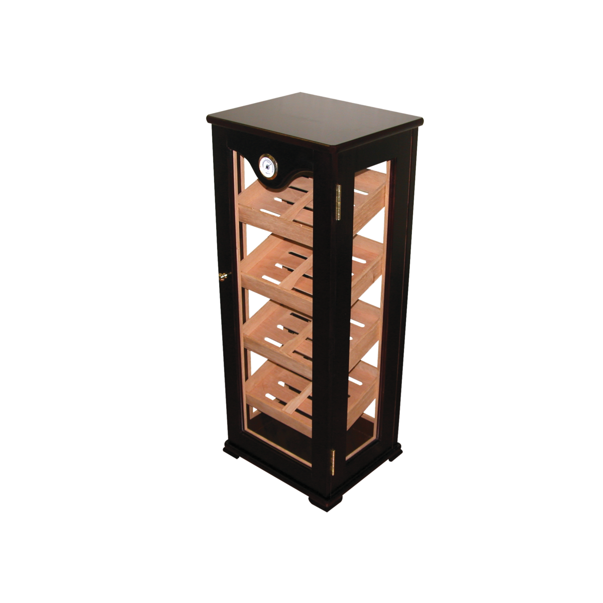 Deluxe Vertical Display Cigar Humidor | Holds 100 Cigars