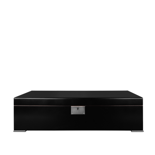 Valentino Noir Desktop Cigar Humidor | Holds 250 Cigars