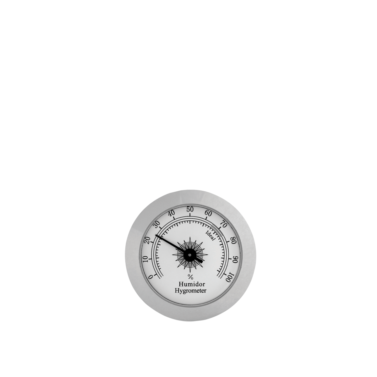 Glass Hygrometer Round