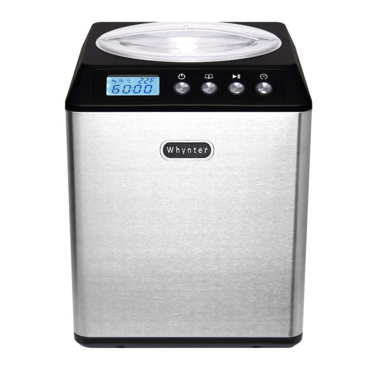 Whynter 2.1 Quart Upright Ice Cream Maker | Stainless Steel Bowl