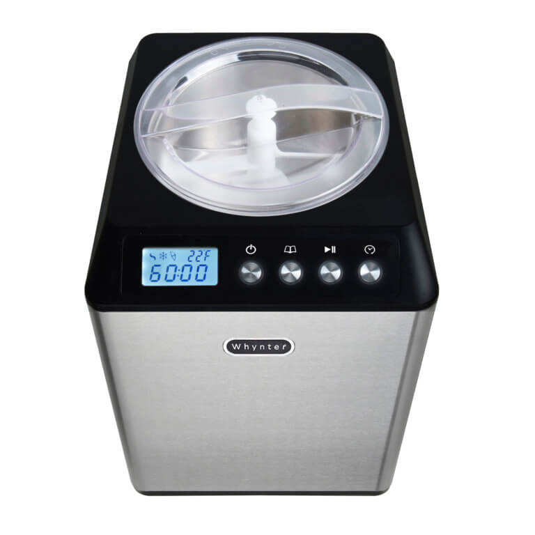 Whynter 2.1 Quart Upright Ice Cream Maker | Stainless Steel Bowl