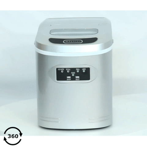 Whynter Ice Maker | Compact & Portable | 27 lb capacity