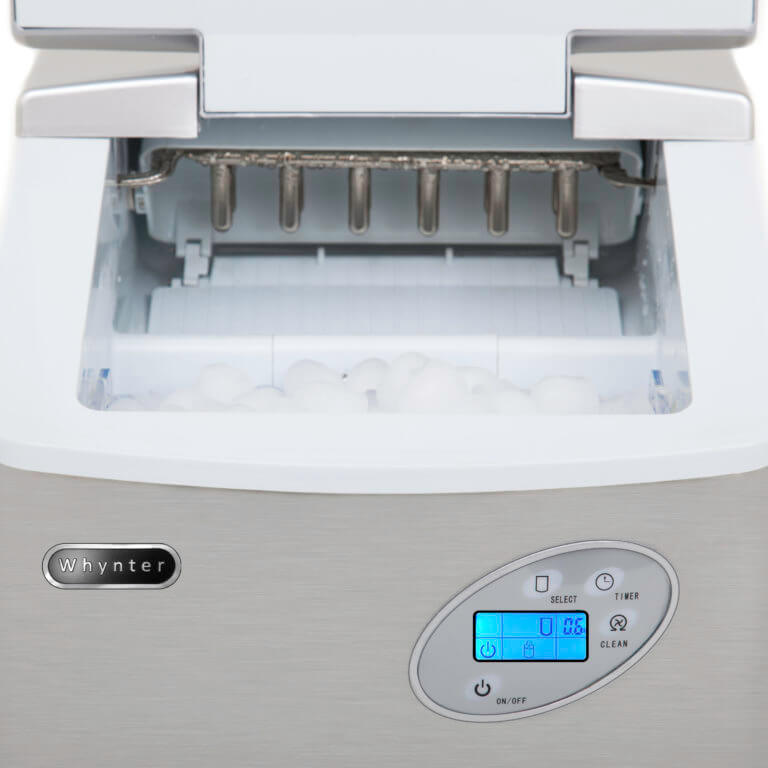 Whynter Portable Ice Maker w/ Water Connection | 49lb Capacity