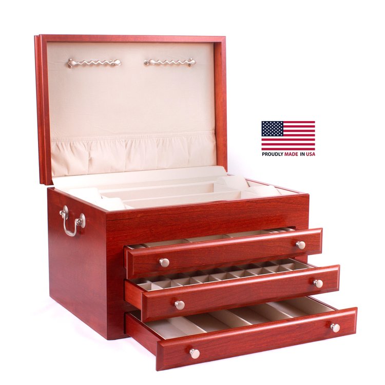 Majestic Jewelry Box | 3 Drawers