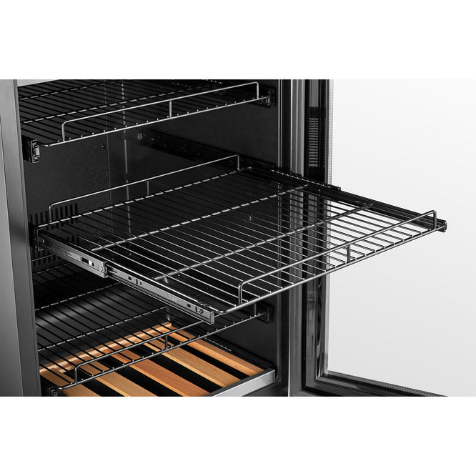 LanboPro 24" Wide, Single Zone Beverage Center w/ Wine Storage | Holds 118 Cans, 6 Bottles