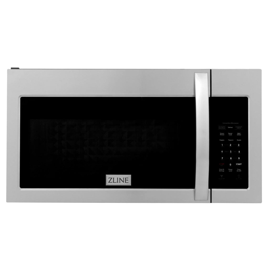 ZLINE 2 Piece Kitchen Package | Dual Fuel Range with Over the Range Microwave