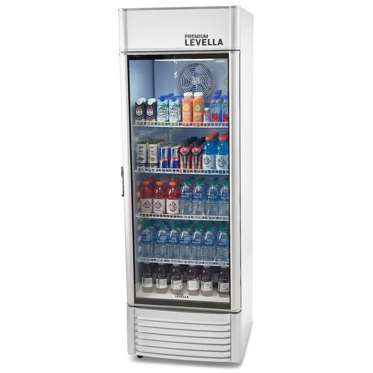 15.5 cu.ft Commercial Display Refrigerator | Silver | PRF155DX