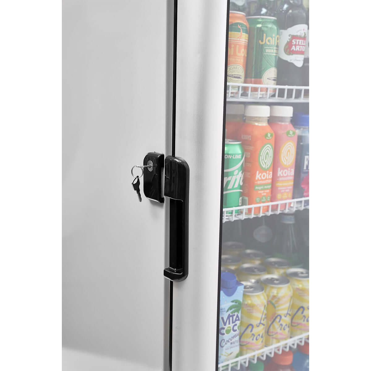 9.0 cu.ft Commercial Display Refrigerator | Silver | PRF90DX