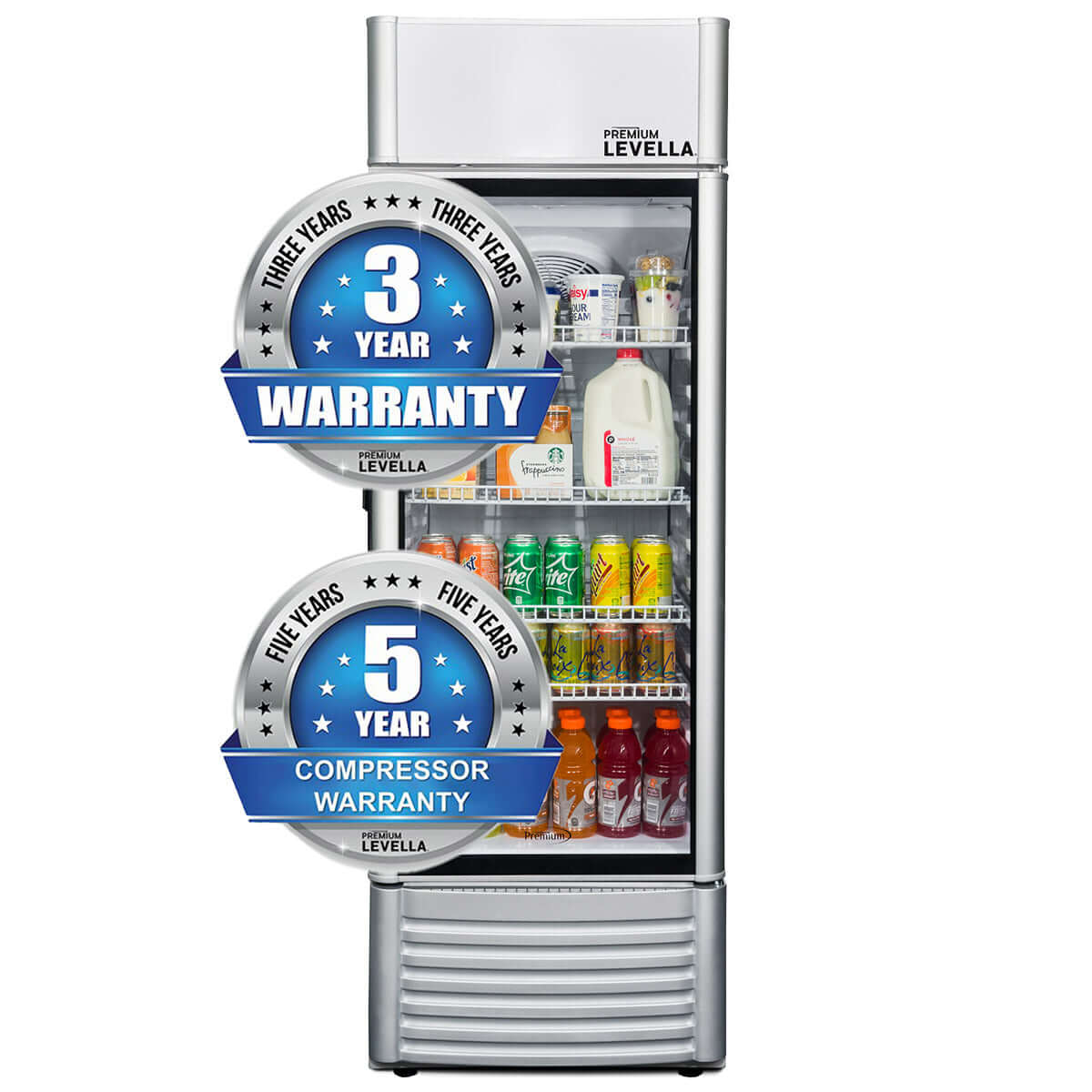 6.0 Cu Ft Display Refrigerator | Single Door | Silver Exterior Finish