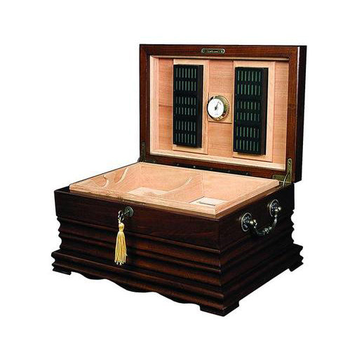 Traditional Desktop Cigar Humidor | Holds 125 Cigars