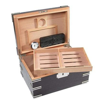 Ironside Desktop Cigar Humidor | Holds 100 Cigars