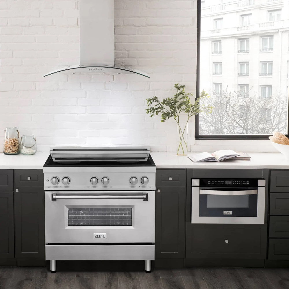 ZLINE 36" Induction Range with a 4 Element Stove and Electric Oven (RAIND-36)