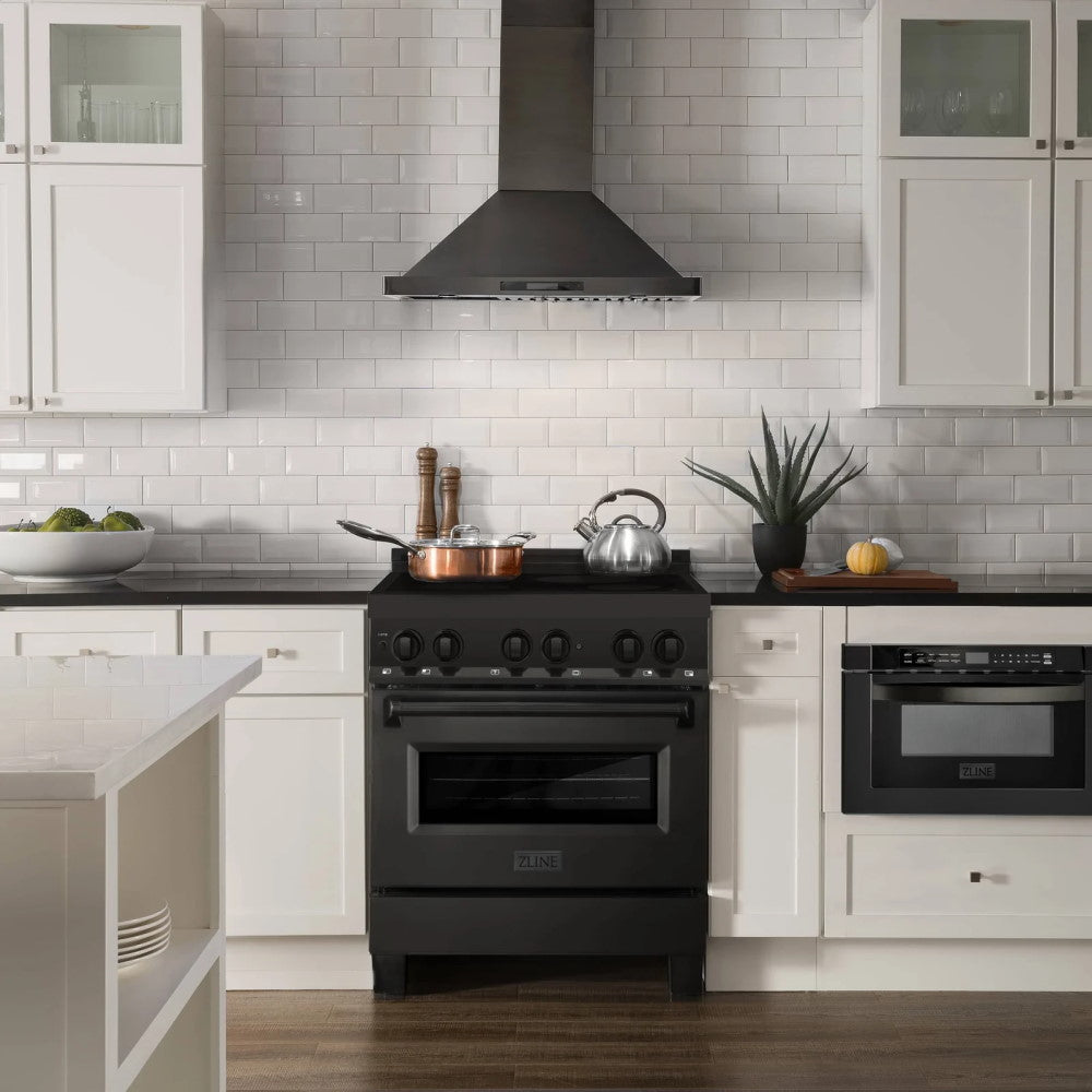 ZLINE Induction Range with a 4 Element Stove and Electric Oven (RAIND-BS)