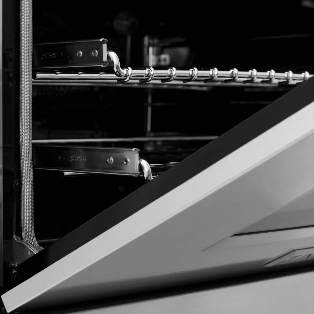 ZLINE 30" 4.0 cu. ft. Induction Range in DuraSnow® with a 4 Element Stove and Electric Oven (RAINDS-30)