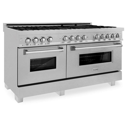 ZLINE 60" Dual Fuel Range with Gas Stove and Electric Oven (RAS-60)