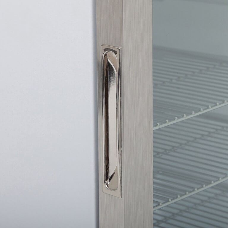 Whynter Freestanding Beverage Refrigerator | Stainless Steel Trim | White Exterior | 120 Can Capacity