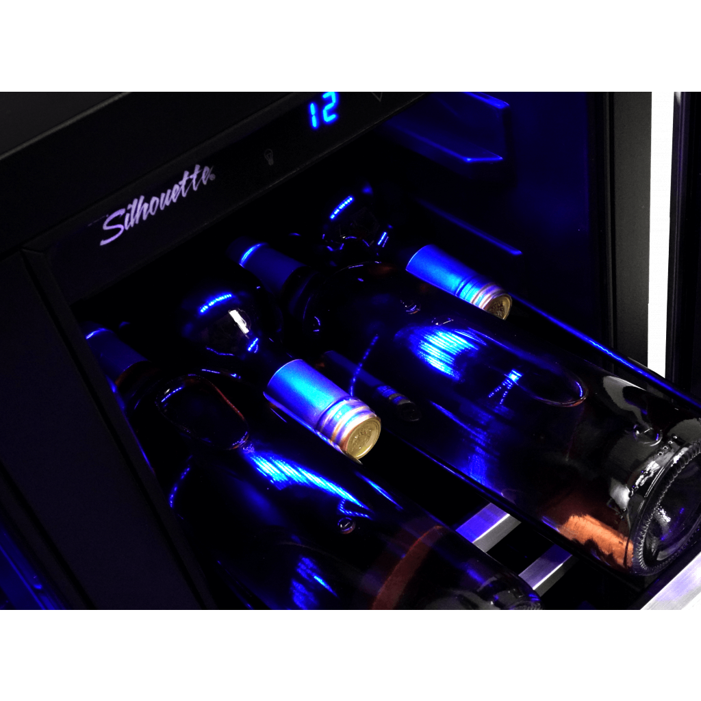 Danby Silhouette Emmental | 24" Dual Zone Wine & Beverage Center | Holds 60 Cans, 27 Bottles