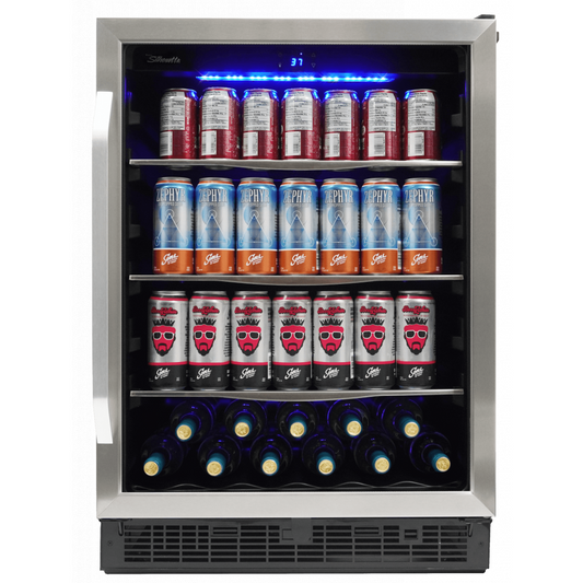Danby Silhouette Ricotta | 24" Single Zone Beverage Center | Holds 138 Cans & 11 Bottles