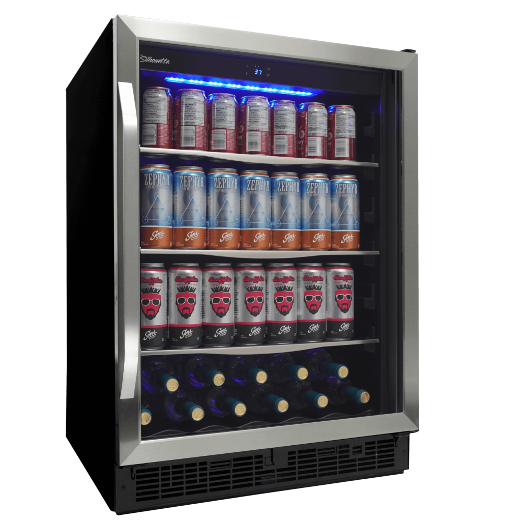 Danby Silhouette Ricotta | 24" Single Zone Beverage Center | Holds 138 Cans & 11 Bottles