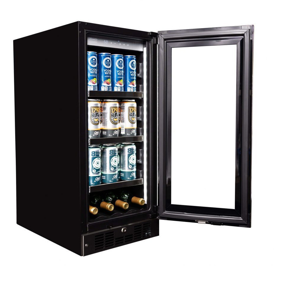 Danby Silhouette 15" Wide, Integrated Beverage Center | Holds 66 Cans & 7 Bottles
