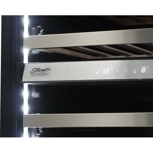 Danby Silhouette Sonoma | 24" Dual Zone Integrated Wine Cooler | Holds 51 Bottle