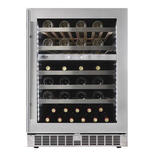 Danby Silhouette Sonoma | 24" Dual Zone Integrated Wine Cooler | Holds 51 Bottle