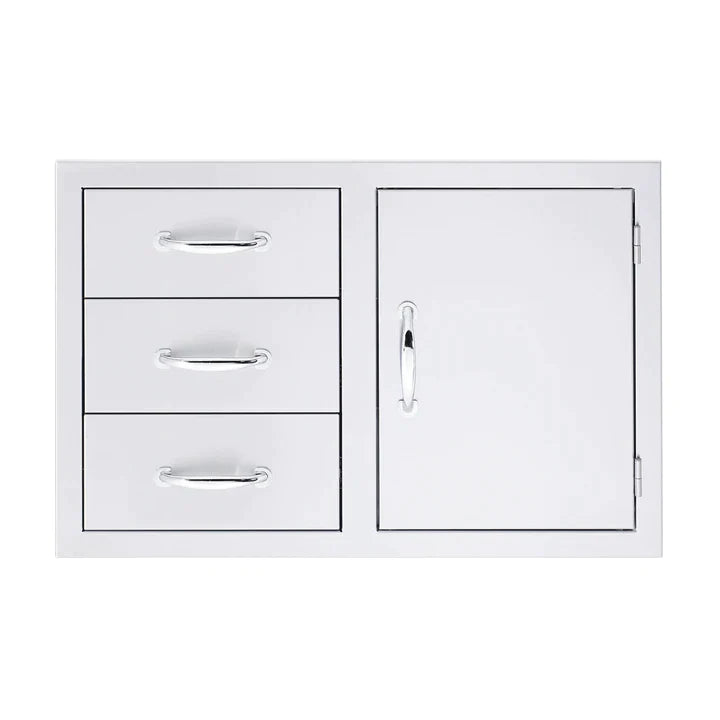 Summerset 33" 3-Drawer & Access Door Combo