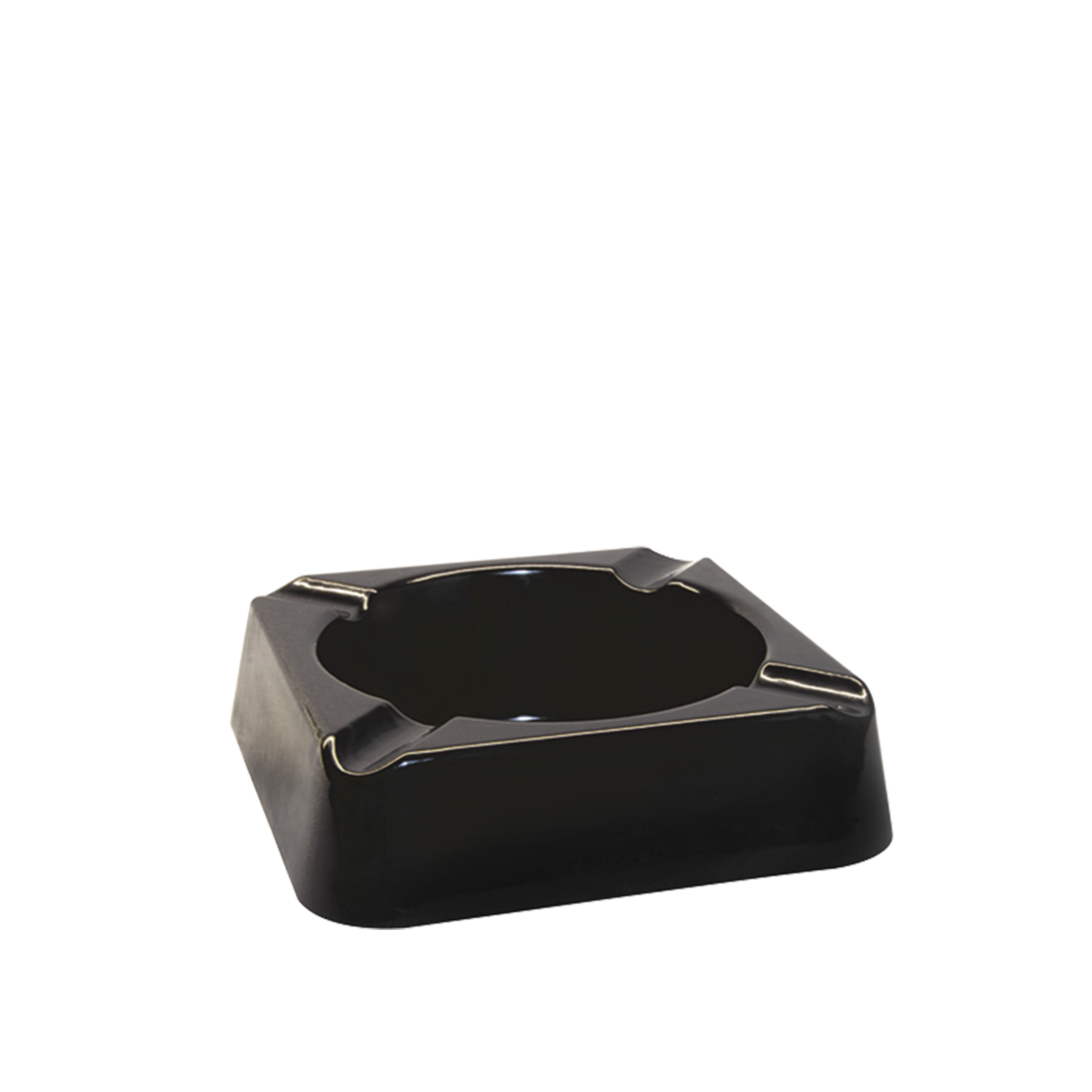Stinky Composite Ashtray - 4 Cigars Black