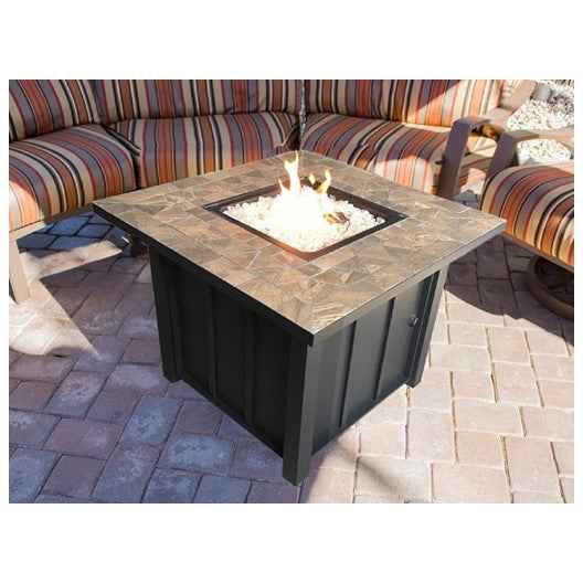 AZ Patio Heaters 30" Square Tile Top Fire Pit