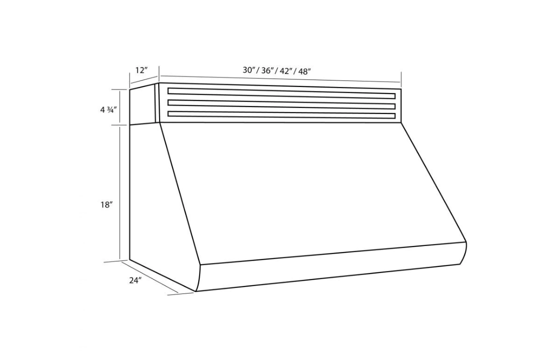 ZLINE 527 Recirculating Under Cabinet Range Hood