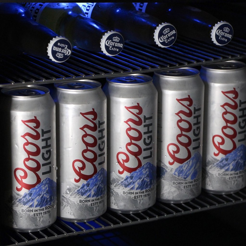 KingsBottle 17” Compressor Mini-Fridge | Holds 45 Cans | KBU-52-BP