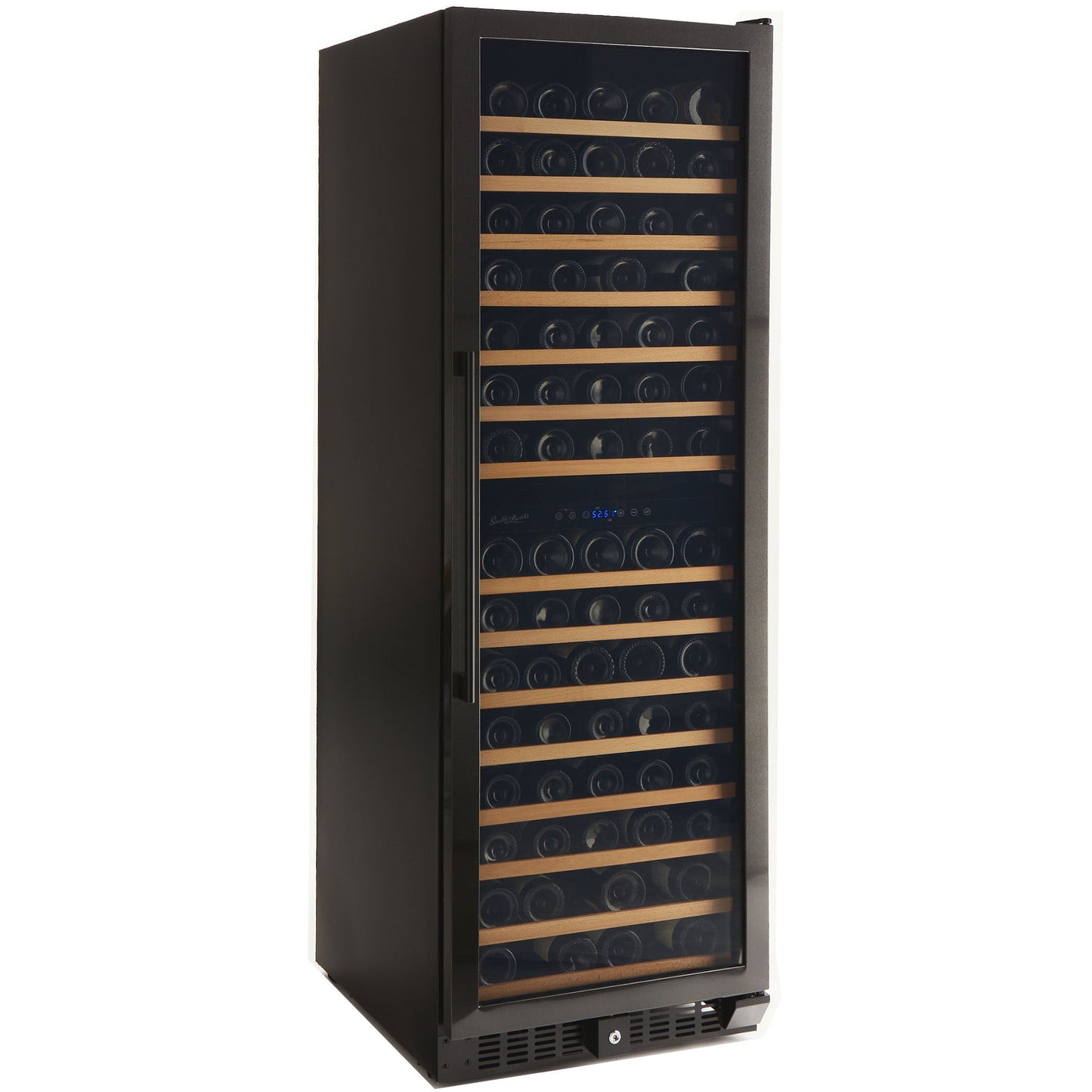 Smith & Hanks 24" Black Stainless Dual Zone Wine Cooler | Holds 166 Bottles | RW428DRBSS