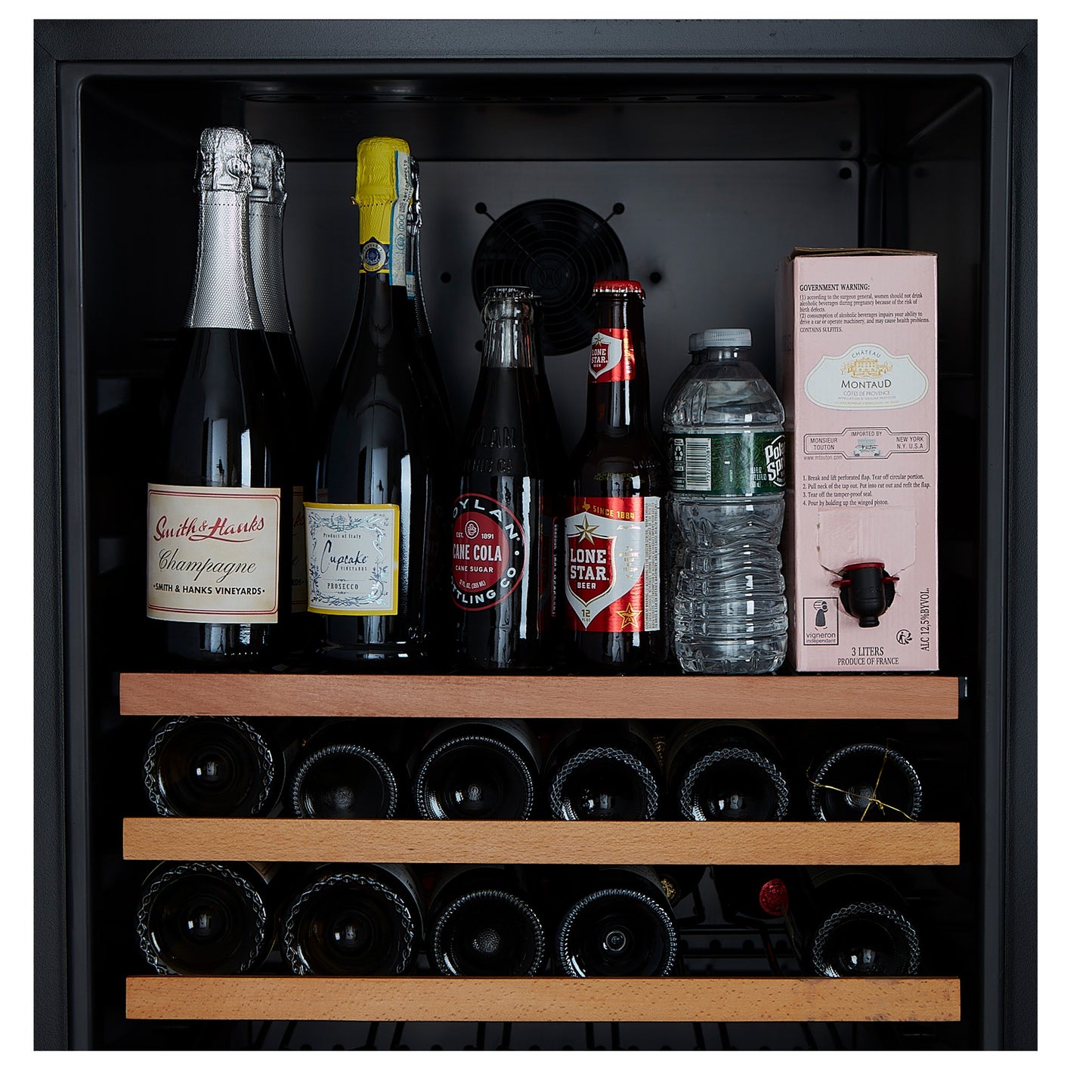 Smith & Hanks 24" Dual Zone Deluxe Wine Cooler | Holds 166 Bottles | RW428DRE