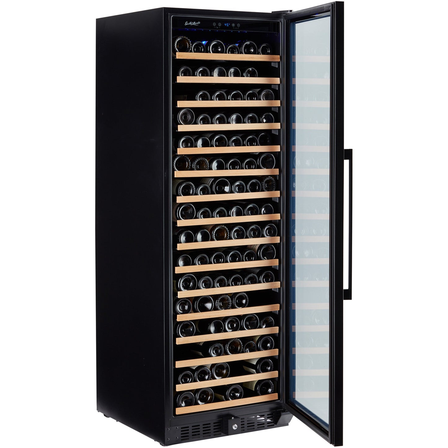 Smith & Hanks 24" Black Stainless Single Zone Wine Cooler | Holds 166 Bottles | RW428SRBSS