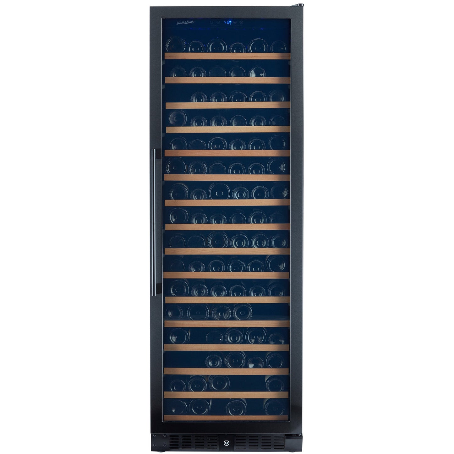 Smith & Hanks 24" Black Stainless Single Zone Wine Cooler | Holds 166 Bottles | RW428SRBSS