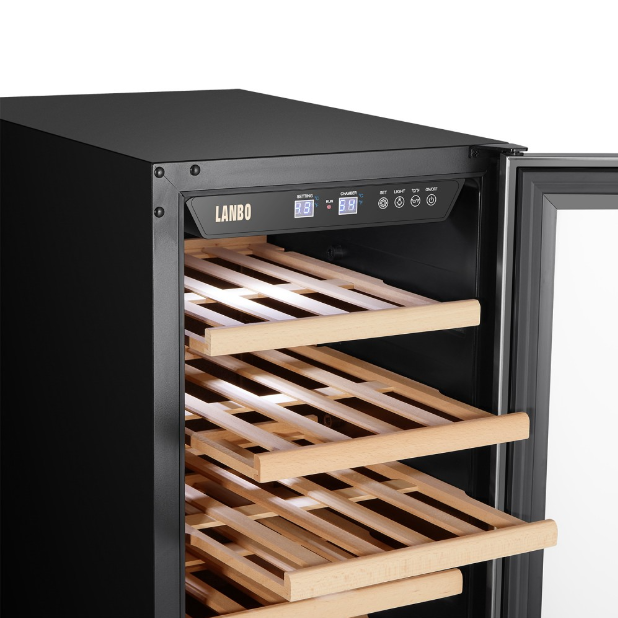 Lanbo 15" Wide, 33 Bottle Single Zone Wine Cooler