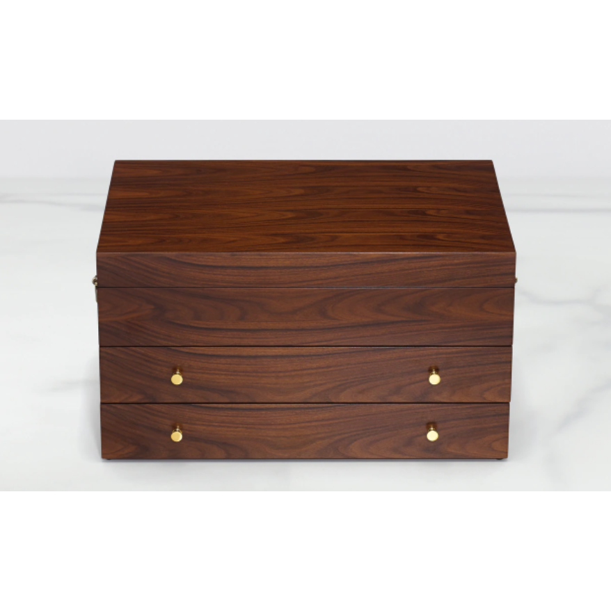 Lenox Rosewood Flatware Chest | Holds Service for 24